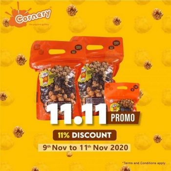 Cornery-11.11-Promo-350x350 - Beverages Food , Restaurant & Pub Johor Kedah Kelantan Kuala Lumpur Melaka Negeri Sembilan Pahang Penang Perak Perlis Promotions & Freebies Putrajaya Sabah Sarawak Selangor Terengganu 