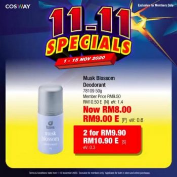 Cosway-11.11-Special-Sale-Promotion-350x350 - Beauty & Health Health Supplements Johor Kedah Kelantan Kuala Lumpur Melaka Negeri Sembilan Online Store Pahang Penang Perak Perlis Personal Care Promotions & Freebies Putrajaya Sabah Sarawak Selangor Terengganu 