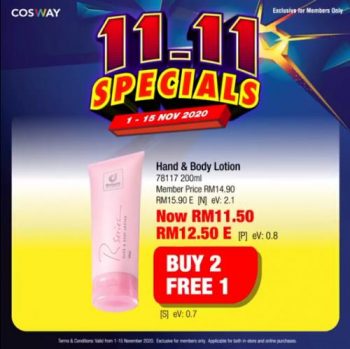 Cosway-11.11-Special-Sale-Promotion-7-350x349 - Beauty & Health Health Supplements Johor Kedah Kelantan Kuala Lumpur Melaka Negeri Sembilan Online Store Pahang Penang Perak Perlis Personal Care Promotions & Freebies Putrajaya Sabah Sarawak Selangor Terengganu 