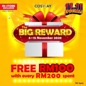 Cosway-Big-Reward-Promotion-350x350 - Beauty & Health Health Supplements Johor Kedah Kelantan Kuala Lumpur Melaka Negeri Sembilan Pahang Penang Perak Perlis Personal Care Promotions & Freebies Putrajaya Sabah Sarawak Selangor Terengganu 
