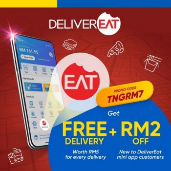 DeliverEat-Free-Delivery-RM2-OFF-Promo-Code-Promotion-with-Touch-n-Go-350x350 - Beverages Food , Restaurant & Pub Johor Kedah Kelantan Kuala Lumpur Melaka Negeri Sembilan Online Store Pahang Penang Perak Perlis Promotions & Freebies Putrajaya Sabah Sarawak Selangor Terengganu 