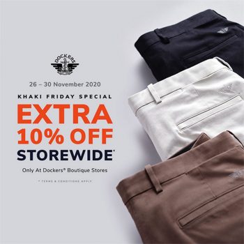 Dockers-Khaki-Friday-Special-350x350 - Apparels Fashion Accessories Fashion Lifestyle & Department Store Johor Kedah Kelantan Kuala Lumpur Melaka Negeri Sembilan Pahang Penang Perak Perlis Promotions & Freebies Putrajaya Sabah Sarawak Selangor Terengganu 