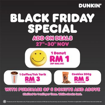 Dunkin-Donuts-Black-Friday-Special-350x350 - Beverages Food , Restaurant & Pub Johor Kedah Kelantan Kuala Lumpur Melaka Negeri Sembilan Pahang Penang Perak Perlis Promotions & Freebies Putrajaya Sabah Sarawak Selangor Terengganu 