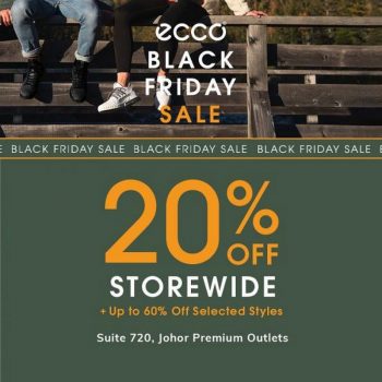 Ecco-Black-Friday-Sale-at-Johor-Premium-Outlets-350x350 - Fashion Accessories Fashion Lifestyle & Department Store Footwear Johor Malaysia Sales 
