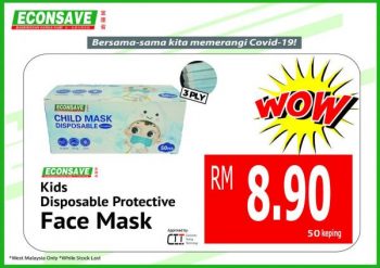 Econsave-Disposable-Face-Mask-Promo-1-1-350x247 - Johor Kedah Kelantan Kuala Lumpur Melaka Negeri Sembilan Pahang Penang Perak Perlis Promotions & Freebies Putrajaya Sabah Sarawak Selangor Supermarket & Hypermarket Terengganu 