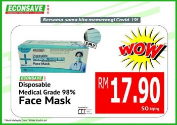 Econsave-Disposable-Face-Mask-Promo-2-1-350x247 - Johor Kedah Kelantan Kuala Lumpur Melaka Negeri Sembilan Pahang Penang Perak Perlis Promotions & Freebies Putrajaya Sabah Sarawak Selangor Supermarket & Hypermarket Terengganu 