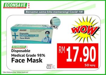 Econsave-Disposable-Face-Mask-Promotion-2-350x247 - Johor Kedah Kelantan Kuala Lumpur Melaka Negeri Sembilan Pahang Penang Perak Perlis Promotions & Freebies Putrajaya Selangor Supermarket & Hypermarket Terengganu 
