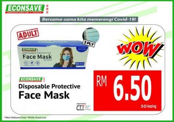 Econsave-Disposable-Face-Mask-Promotion-350x247 - Johor Kedah Kelantan Kuala Lumpur Melaka Negeri Sembilan Pahang Penang Perak Perlis Promotions & Freebies Putrajaya Selangor Supermarket & Hypermarket Terengganu 