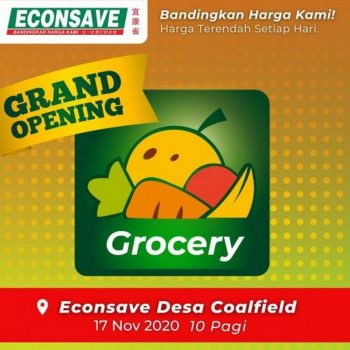 Econsave-Grocery-Opening-Promotion-at-Desa-Coalfields-350x350 - Promotions & Freebies Selangor Supermarket & Hypermarket 