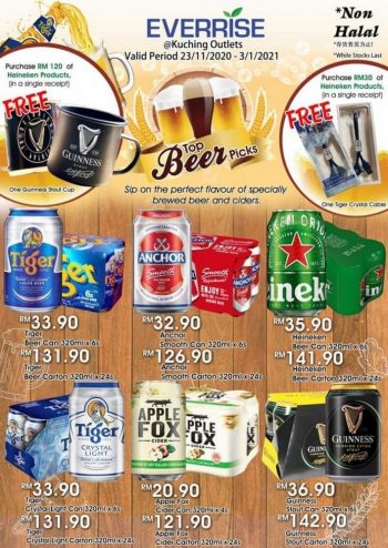 Everrise-Top-Beer-Picks-Promotion-350x494 - Promotions & Freebies Sarawak Supermarket & Hypermarket 