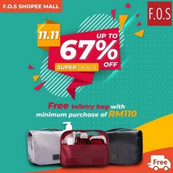 F.O.S-11.11-Super-Deal-at-Shopee-350x350 - Apparels Fashion Accessories Fashion Lifestyle & Department Store Johor Kedah Kelantan Kuala Lumpur Melaka Negeri Sembilan Online Store Pahang Penang Perak Perlis Promotions & Freebies Putrajaya Sabah Sarawak Selangor Terengganu 