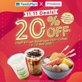 FamilyMart-11.11-Deal-at-Foodpanda-350x350 - Beverages Food , Restaurant & Pub Johor Kedah Kelantan Kuala Lumpur Melaka Negeri Sembilan Pahang Penang Perak Perlis Promotions & Freebies Putrajaya Sabah Sarawak Selangor Terengganu 