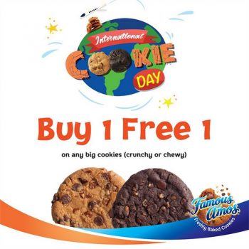 Famous-Amos-International-Cookie-Day-Promo-350x350 - Beverages Food , Restaurant & Pub Johor Kedah Kelantan Kuala Lumpur Melaka Negeri Sembilan Pahang Penang Perak Perlis Promotions & Freebies Putrajaya Sabah Sarawak Selangor Terengganu 