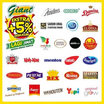 Giant-Extra-5-OFF-Discount-Promotion-1-350x350 - Johor Kedah Kelantan Kuala Lumpur Melaka Negeri Sembilan Pahang Penang Perak Perlis Promotions & Freebies Putrajaya Sabah Sarawak Selangor Supermarket & Hypermarket Terengganu 