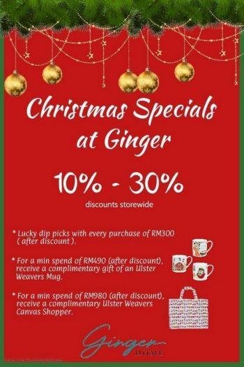 Ginger-Home-Christmas-Special-at-Bangsar-Village-350x525 - Home & Garden & Tools Home Decor Kuala Lumpur Promotions & Freebies Selangor 