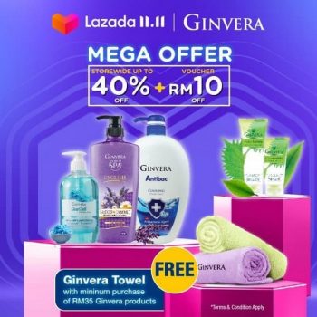 Ginvera-11.11-Mega-Sale-at-Lazada-350x350 - Johor Kedah Kelantan Kuala Lumpur Malaysia Sales Melaka Negeri Sembilan Online Store Others Pahang Penang Perak Perlis Putrajaya Sabah Sarawak Selangor Terengganu 