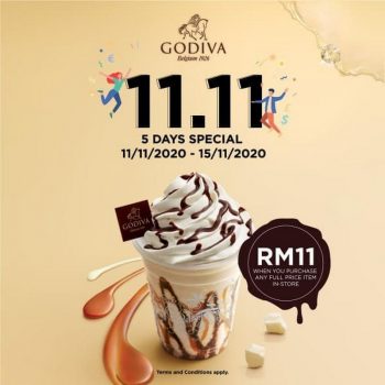 Godiva-11.11-5-days-Special-350x350 - Beverages Food , Restaurant & Pub Johor Kedah Kelantan Kuala Lumpur Melaka Negeri Sembilan Pahang Penang Perak Perlis Promotions & Freebies Putrajaya Sabah Sarawak Selangor Terengganu 