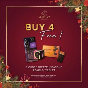 Godiva-Special-Promotion-Buy-4-Free-1-at-Johor-Premium-Outlets-350x350 - Beverages Food , Restaurant & Pub Johor Promotions & Freebies 