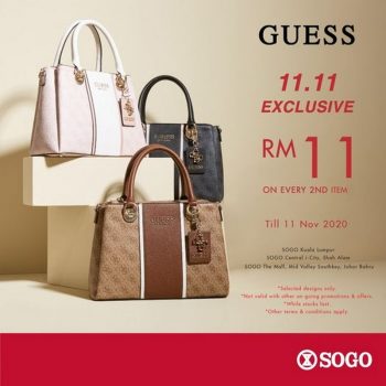 Guess-11.11-Sale-at-Sogo-350x350 - Bags Fashion Accessories Fashion Lifestyle & Department Store Handbags Johor Kuala Lumpur Malaysia Sales Selangor 