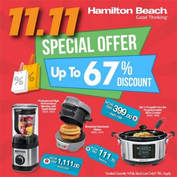 HLK-Chain-Store-Hamilton-Beach-11.11-One-Day-Sale-350x350 - Electronics & Computers Home Appliances Johor Kedah Kelantan Kitchen Appliances Kuala Lumpur Malaysia Sales Melaka Negeri Sembilan Pahang Penang Perak Perlis Putrajaya Sabah Sarawak Selangor Terengganu 