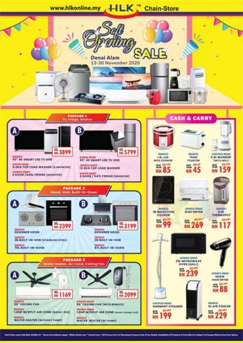 HLK-Chain-Store-Soft-Opening-Sale-at-Denai-Alam-350x494 - Electronics & Computers Home Appliances Kitchen Appliances Malaysia Sales Selangor 