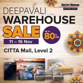 Harvey-Norman-Deepavali-Warehouse-Sale-at-CITTA-Mall-350x350 - Electronics & Computers Furniture Home & Garden & Tools Home Appliances Home Decor Kitchen Appliances Selangor Warehouse Sale & Clearance in Malaysia 