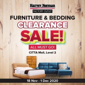 Harvey-Norman-Furniture-Bedding-Clearance-Sale-at-CITTA-Mall-350x350 - Beddings Furniture Home & Garden & Tools Home Decor Selangor Warehouse Sale & Clearance in Malaysia 
