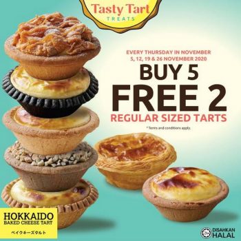 Hokkaido-Baked-Cheese-Tart-November-Thursday-Promotion-350x350 - Beverages Food , Restaurant & Pub Johor Kedah Kelantan Kuala Lumpur Melaka Negeri Sembilan Pahang Penang Perak Perlis Promotions & Freebies Putrajaya Selangor Terengganu 