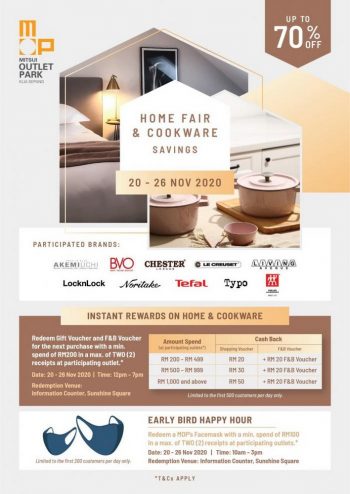 Home-Fair-Cookware-Savings-Promotion-at-Mitsui-Outlet-Park-350x494 - Furniture Home & Garden & Tools Home Decor Kitchenware Promotions & Freebies Selangor 