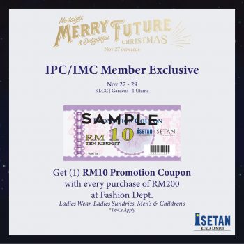 Isetan-Christmas-Promotion-2-350x350 - Kuala Lumpur Promotions & Freebies Selangor Supermarket & Hypermarket 