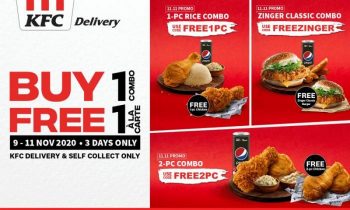 KFC-11.11-Promotion-350x210 - Beverages Food , Restaurant & Pub Johor Kedah Kelantan Kuala Lumpur Melaka Negeri Sembilan Pahang Penang Perak Perlis Promotions & Freebies Putrajaya Sabah Sarawak Selangor Terengganu 