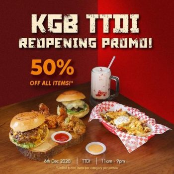 KGB-ReOpening-Promotion-at-TTDI-350x350 - Beverages Food , Restaurant & Pub Kuala Lumpur Promotions & Freebies Selangor 