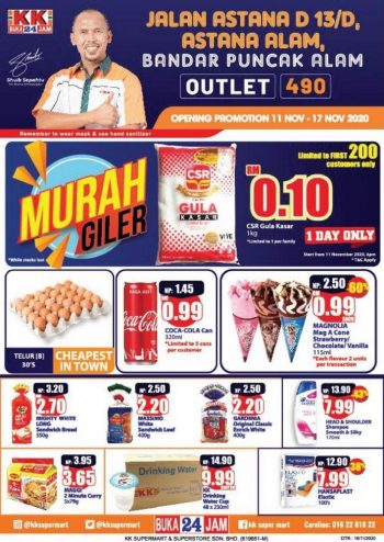KK-Super-Mart-Opening-Promotion-at-Bandar-Puncak-Alam-350x494 - Promotions & Freebies Selangor Supermarket & Hypermarket 