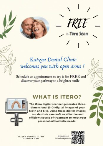 Kaizen-Dental-Clinic-Free-i-Tero-Scan-Promo-at-Sunway-GEO-Avenue-350x495 - Beauty & Health Health Supplements Promotions & Freebies Selangor 