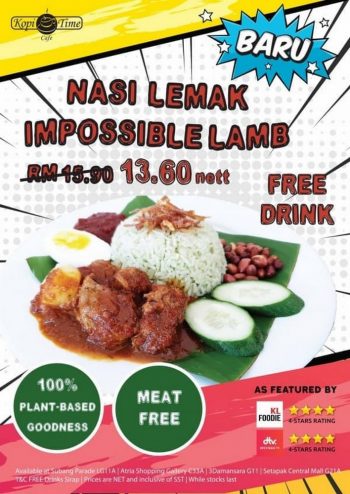 Kopi-time-Nasi-Lemak-Promo-at-Atria-Shopping-Gallery-350x494 - Beverages Food , Restaurant & Pub Promotions & Freebies Selangor 