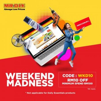 MR-DIY-Online-Weekend-Madness-Promotion-1-1-350x350 - Home & Garden & Tools Johor Kedah Kelantan Kuala Lumpur Melaka Negeri Sembilan Online Store Others Pahang Penang Perak Perlis Promotions & Freebies Putrajaya Sabah Safety Tools & DIY Tools Sarawak Selangor Terengganu 