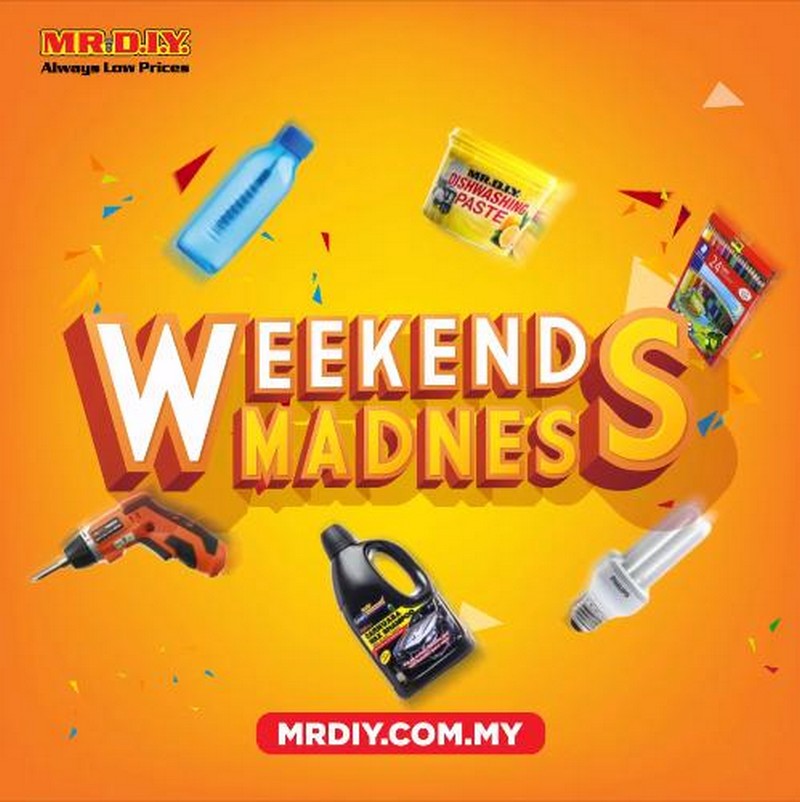 2 Nov 2022 Onward MR DIY Online Weekend Madness Promotion 