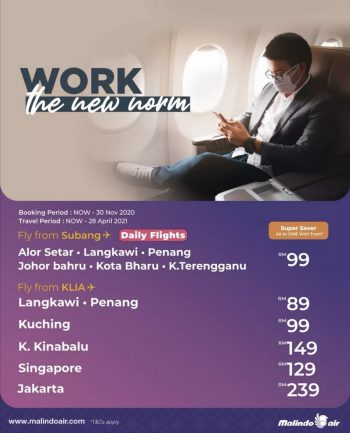 Malindo-Air-Work-the-new-Norm-Promo-350x433 - Air Fare Johor Kedah Kelantan Kuala Lumpur Melaka Negeri Sembilan Online Store Pahang Penang Perak Perlis Promotions & Freebies Putrajaya Sabah Sarawak Selangor Sports,Leisure & Travel Terengganu 