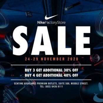 Nike-Factory-Store-Special-Sale-at-Genting-Highlands-Premium-Outlets-350x350 - Apparels Fashion Accessories Fashion Lifestyle & Department Store Footwear Malaysia Sales Pahang Sportswear 