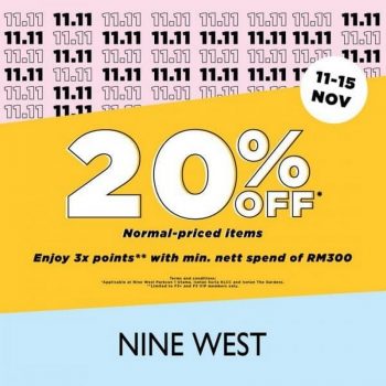 Nine-West-20-off-Promo-at-ISETAN-350x350 - Fashion Accessories Fashion Lifestyle & Department Store Kuala Lumpur Promotions & Freebies Selangor 