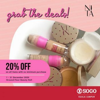 Nita-Cosmetics-Sale-20-OFF-at-SOGO-350x350 - Beauty & Health Cosmetics Kuala Lumpur Malaysia Sales Selangor 