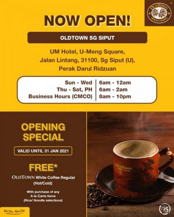 Oldtown-Opening-Promotion-at-Sungai-Siput-350x438 - Beverages Food , Restaurant & Pub Perak Promotions & Freebies 