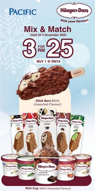 Pacific-Häagen-Dazs-Mix-Match-Promo-311x625 - Beverages Food , Restaurant & Pub Ice Cream Johor Kedah Kelantan Perak Promotions & Freebies Supermarket & Hypermarket Terengganu 