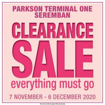 Parkson-Clearance-Sale-at-Terminal-One-Seremban-350x350 - Negeri Sembilan Supermarket & Hypermarket Warehouse Sale & Clearance in Malaysia 