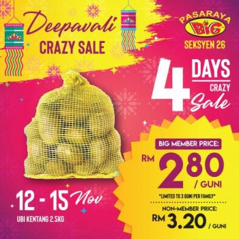 Pasaraya-BiG-Deepavali-Crazy-Sale-Promotion-at-Seksyen-26-3-350x350 - Promotions & Freebies Selangor Supermarket & Hypermarket 