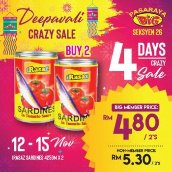 Pasaraya-BiG-Deepavali-Crazy-Sale-Promotion-at-Seksyen-26-5-350x350 - Promotions & Freebies Selangor Supermarket & Hypermarket 