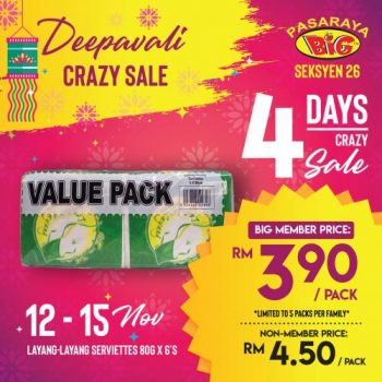 Pasaraya-BiG-Deepavali-Crazy-Sale-Promotion-at-Seksyen-26-7-350x350 - Promotions & Freebies Selangor Supermarket & Hypermarket 