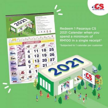 Pasaraya-CS-Free-2021-Calendar-Promotion-350x350 - Perak Promotions & Freebies Selangor Supermarket & Hypermarket 