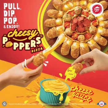 Pizza-Hut-New-Cheesy-Poppers-Pizza-Promo-350x350 - Beverages Food , Restaurant & Pub Johor Kedah Kelantan Kuala Lumpur Melaka Negeri Sembilan Pahang Penang Perak Perlis Pizza Promotions & Freebies Putrajaya Sabah Sarawak Selangor Terengganu 