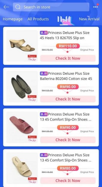 Princess-Shoe-11.11-Sale-at-Lazada-342x625 - Fashion Accessories Fashion Lifestyle & Department Store Footwear Johor Kedah Kelantan Kuala Lumpur Malaysia Sales Melaka Negeri Sembilan Online Store Pahang Penang Perak Perlis Putrajaya Sabah Sarawak Selangor Terengganu 